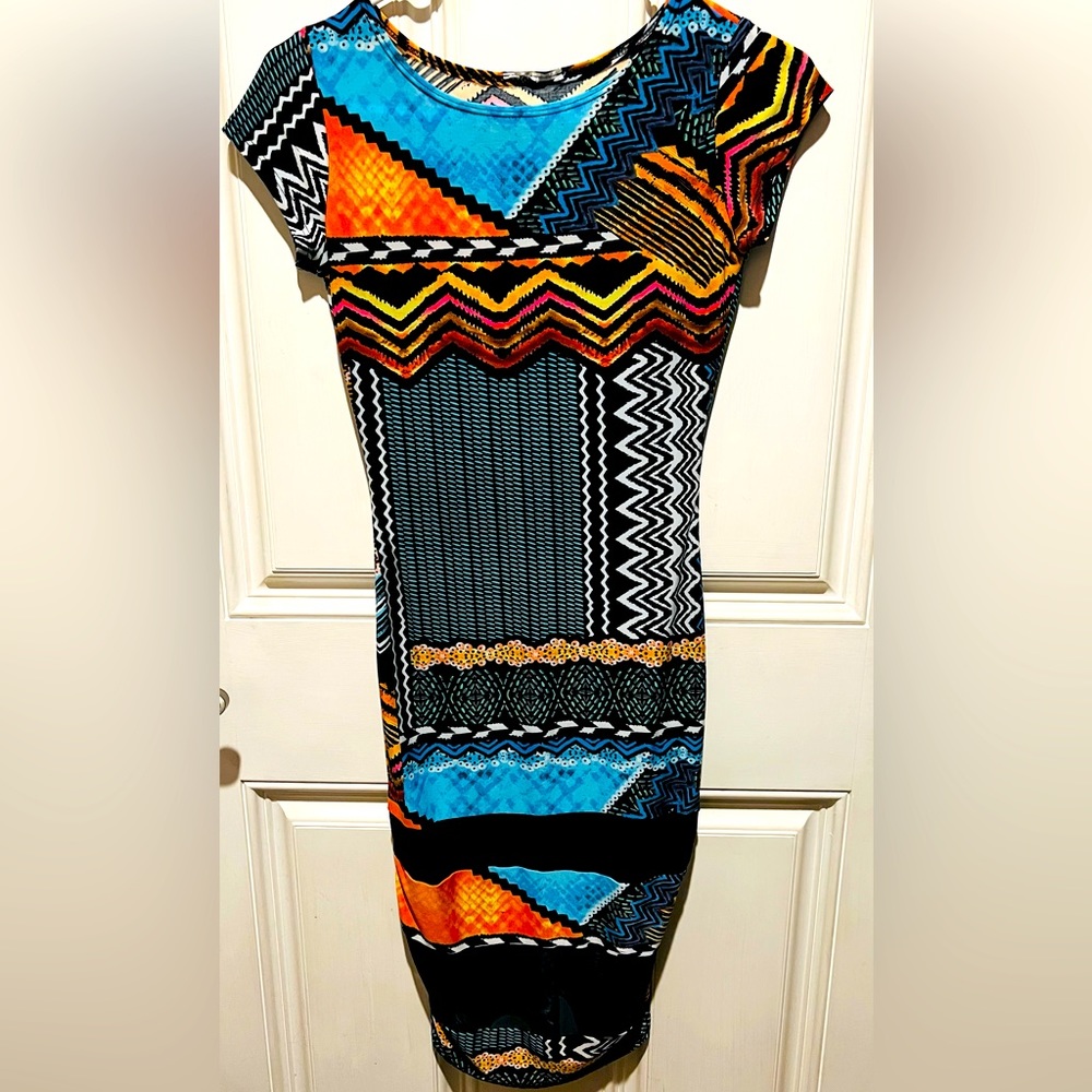 Beautiful Multi-colored fitted Women’s Dress